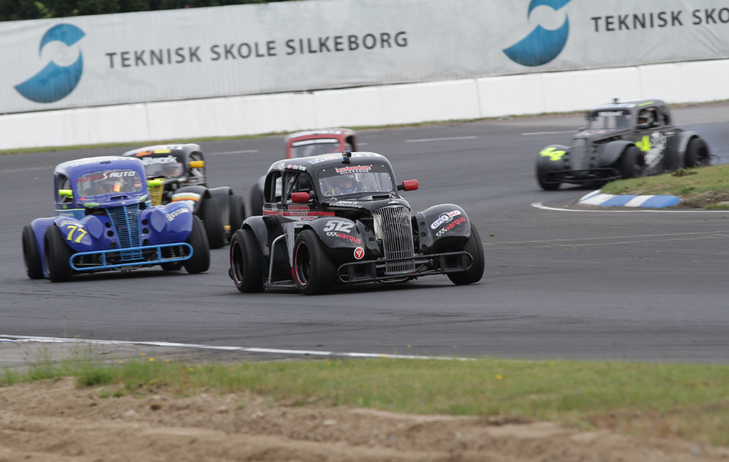Kevin vandt andet løb på sikker vis.
(Foto: Motorsporten.dk)